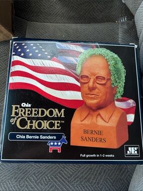 Chia Freedom of Choice Bernie Sanders Chia Seeds Hair! Brand New!